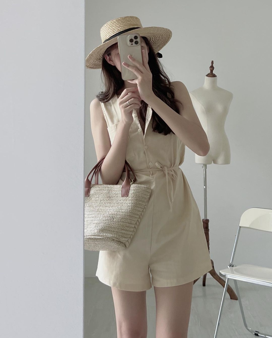 The Go-To Everyday Linen Jumpsuit with Drawstring Waist